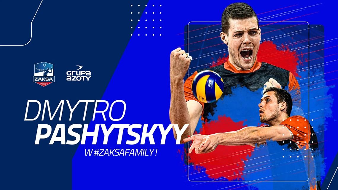 Dmytro Paszycki został nowym zawodnikiem Grupy Azoty ZAKSA