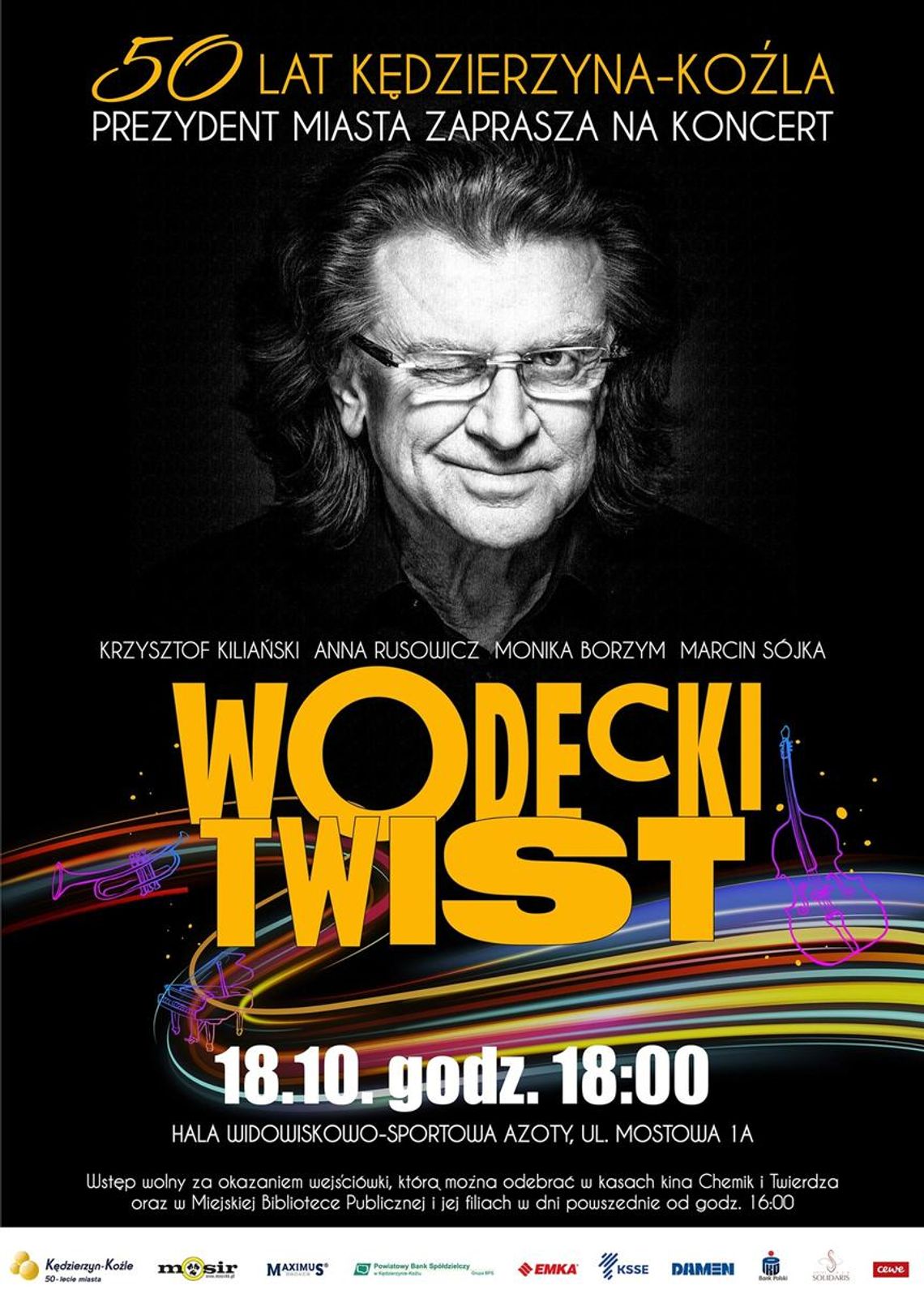 Dodatkowe autobusy na koncert "Wodecki Twist" w hali "Azoty"