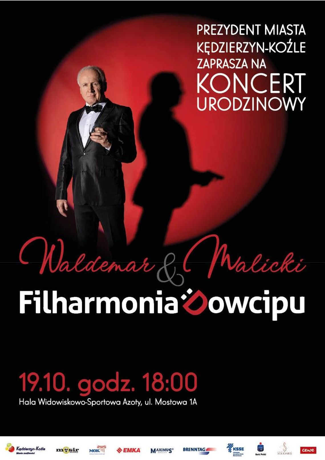 Dojedź autobusem na koncert Waldemara Malickiego i Filharmonii Dowcipu