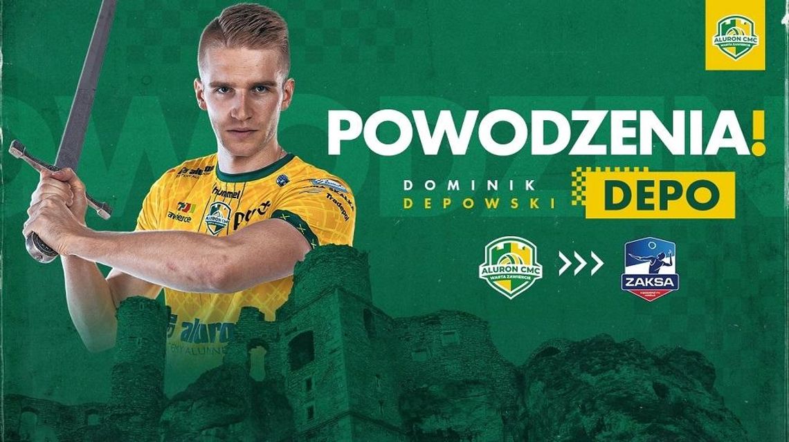 Dominik Depowski dołączył do Grupy Azoty ZAKSA Kędzierzyn-Koźle