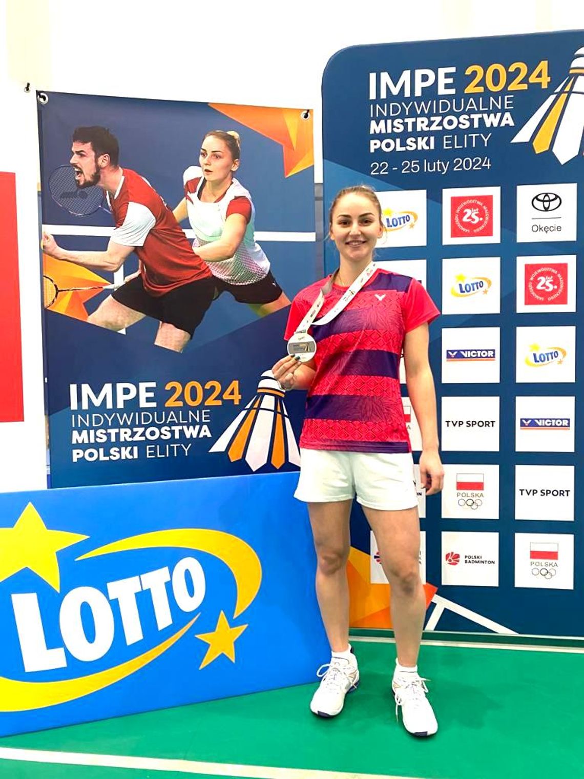 Dominika Kwaśnik wicemistrzynią Polski Elity 2024 w badmintonie