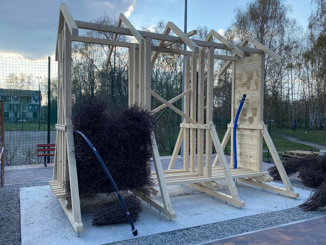 Druga tężnia solankowa na os. Piastów już w budowie. ZDJĘCIA Druga tężnia solankowa na os. Piastów już w budowie. ZDJĘCIA