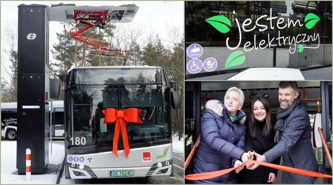 Dwa nowe autobusy elektryczne i pierwsze pantografy w mieście. ZDJĘCIA