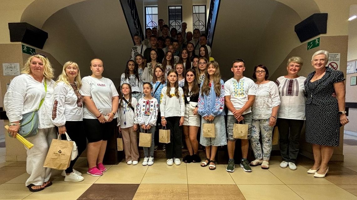 Dzieci z Ukrainy przyjechały do Kędzierzyna-Koźla na wakacje