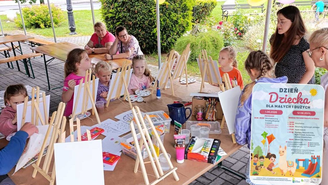 Dzień Dziecka w gminie Cisek z atrakcjami w Łanach i Cisku