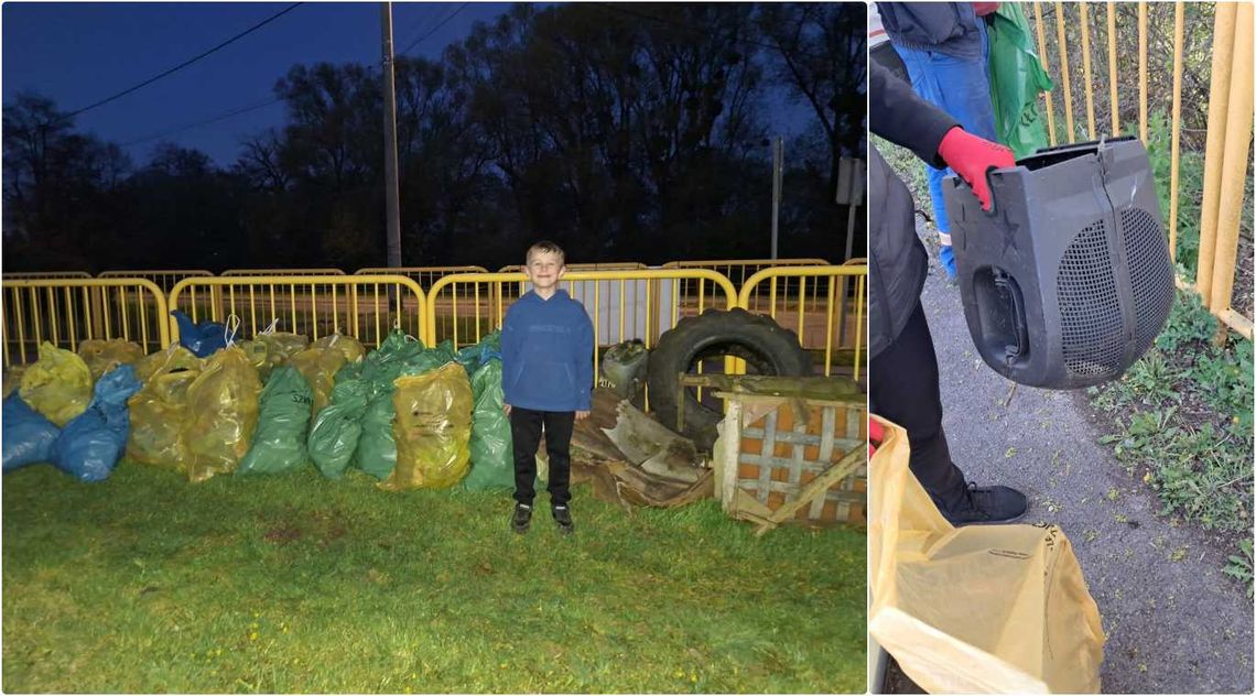 Dzień Ziemi w Zakrzowie. Śmieci nie spadły z nieba, ktoś je tu zostawił. ZDJĘCIA