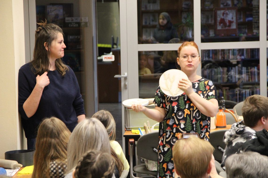 Ekologiczne warsztaty pn. "Gipsowy Zielnik". Zdjęcia