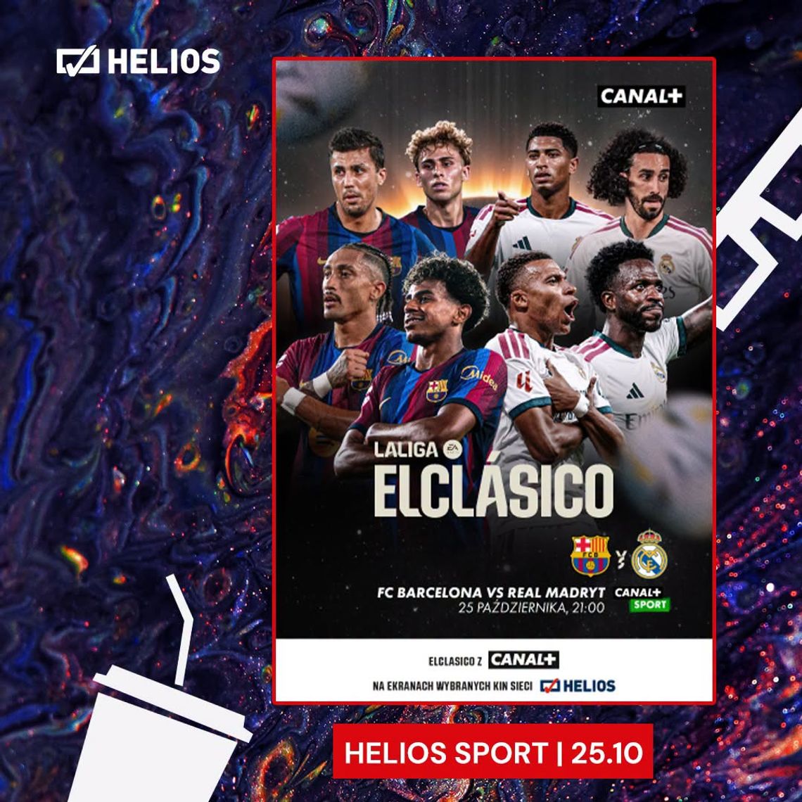 El Clasico na dużym ekranie! FC Barcelona - Real Madryt w kinie Helios