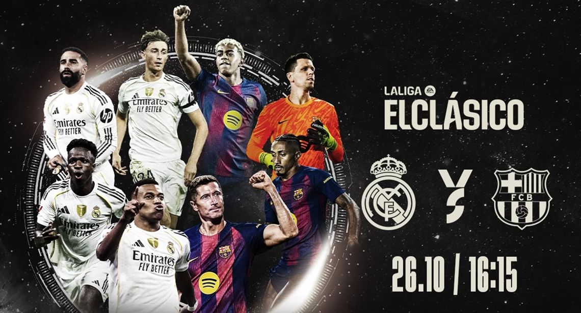 El Clasico w Heliosie. Real Madryt - FC Barcelona na dużym ekranie El Clasico w Heliosie. Real Madryt - FC Barcelona na dużym ekranie