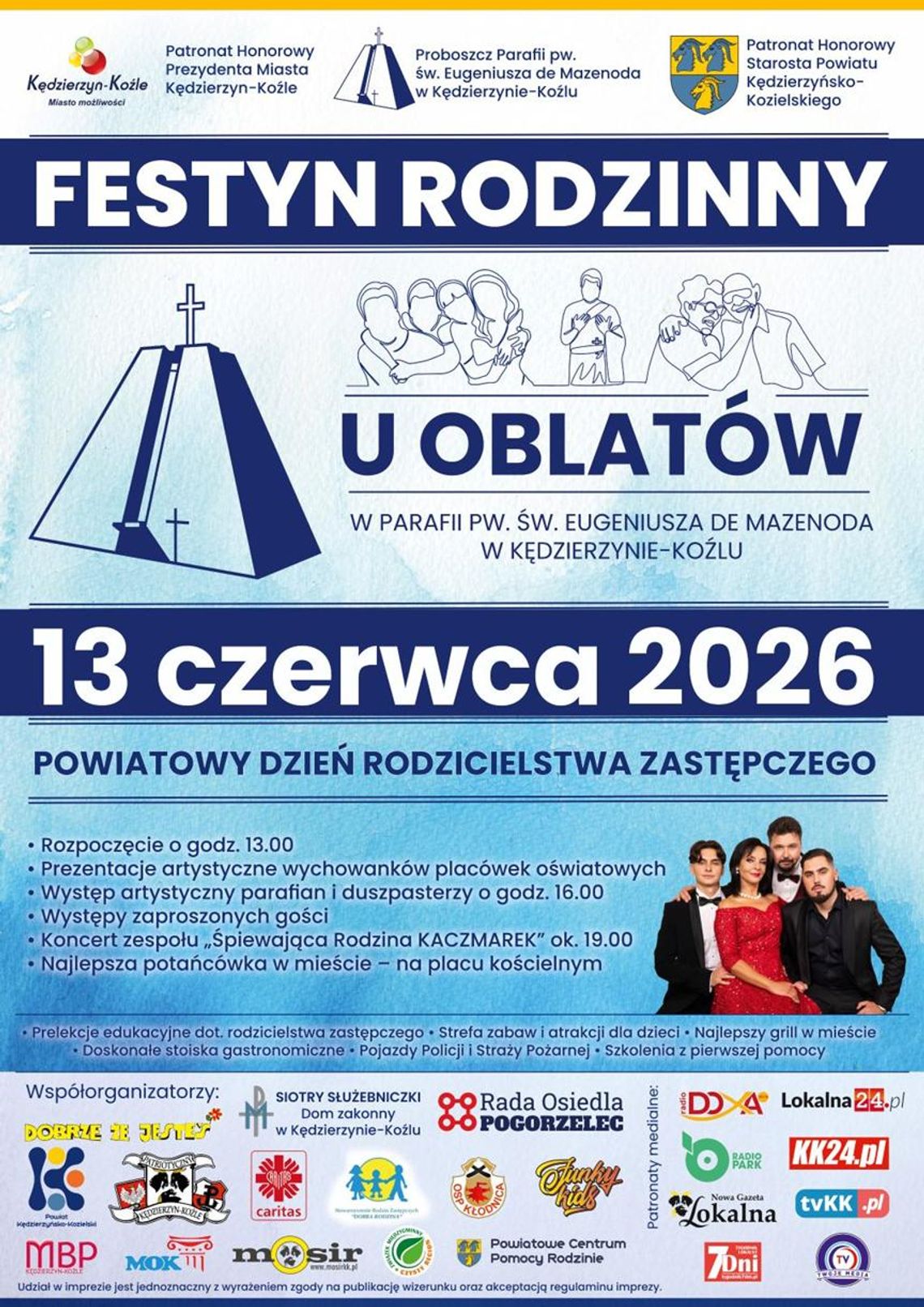 Festyn rodzinny u Oblatów połączony z Powiatowym Dniem Rodzicielstwa Zastępczego Festyn rodzinny u Oblatów połączony z Powiatowym Dniem Rodzicielstwa Zastępczego