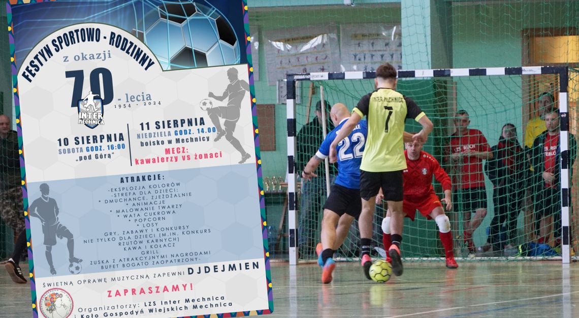 Festyn sportowo-rodzinny z okazji 70-lecia Inter Mechnica tuż-tuż