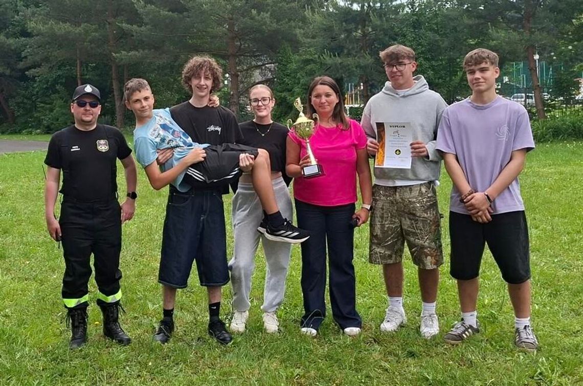 Festyn sportowo-strażacki w Zespole Szkół nr 1