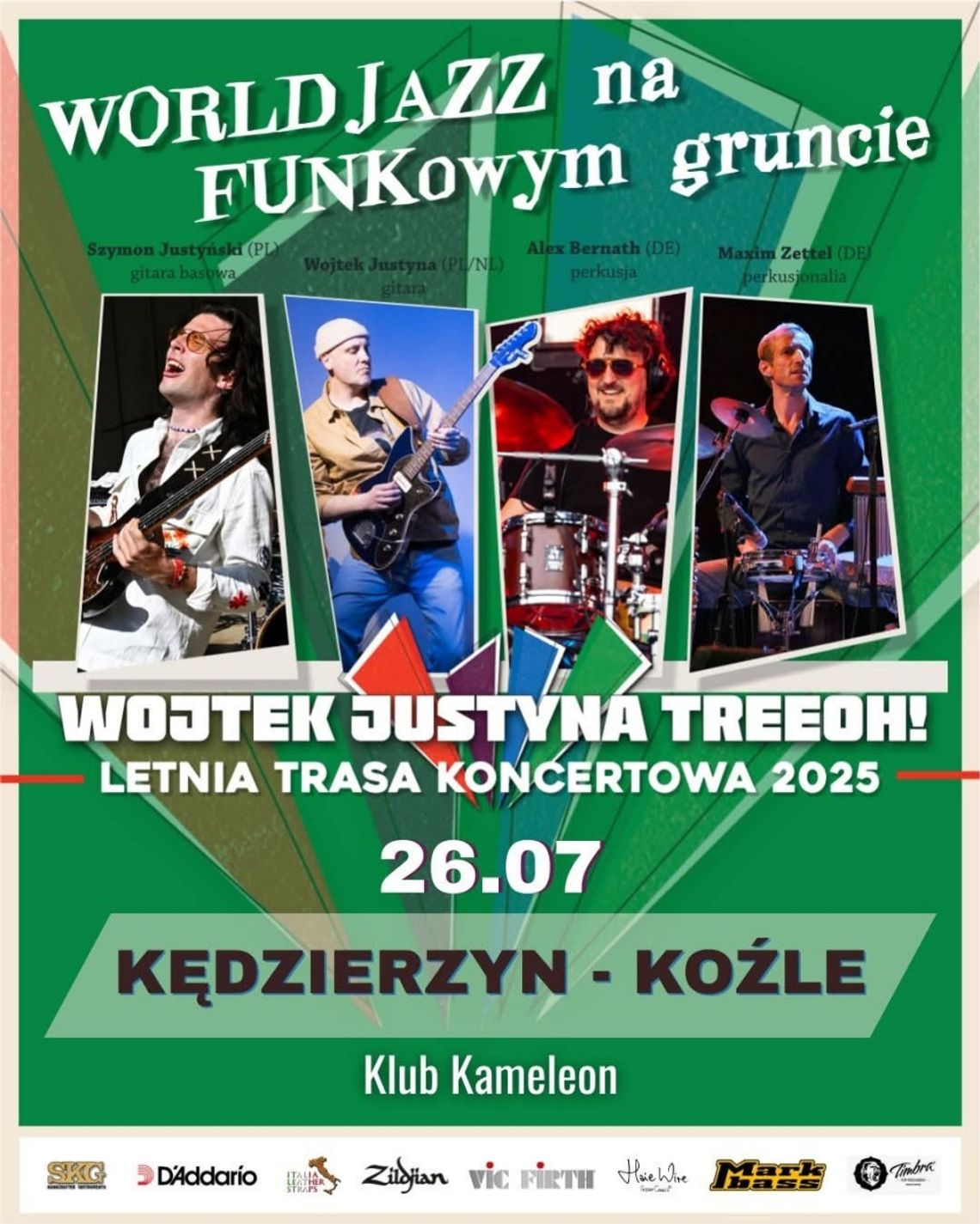 Funk i jazz w Klubie Kamelon. Koncert zespołu Wojtek Justyna TreeOh! Funk i jazz w Klubie Kamelon. Koncert zespołu Wojtek Justyna TreeOh!