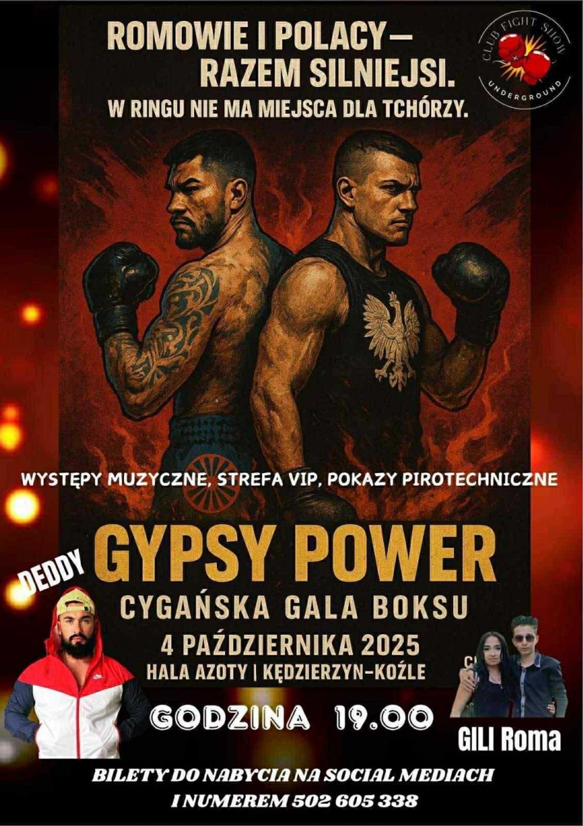 Gala boksu Club Fight Show – Gypsy Power w Kędzierzynie-Koźlu Gala boksu Club Fight Show – Gypsy Power w Kędzierzynie-Koźlu