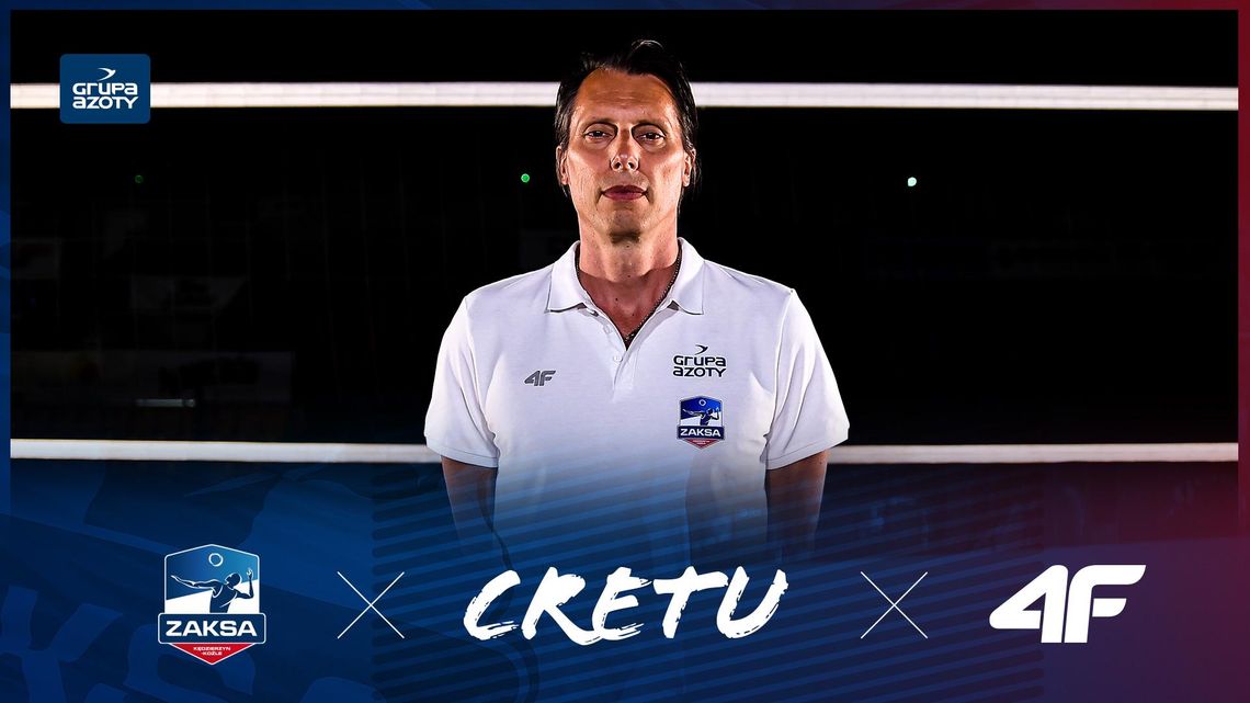  Gheorghe Cretu poprowadzi klubowych mistrzów Europy - Grupę Azoty ZAKSA Kędzierzyn-Koźle