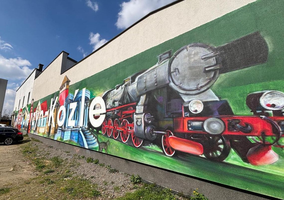 Gigantyczny mural powstał w pobliżu dworca PKP w Kędzierzynie. ZDJĘCIA Gigantyczny mural powstał w pobliżu dworca PKP w Kędzierzynie. ZDJĘCIA