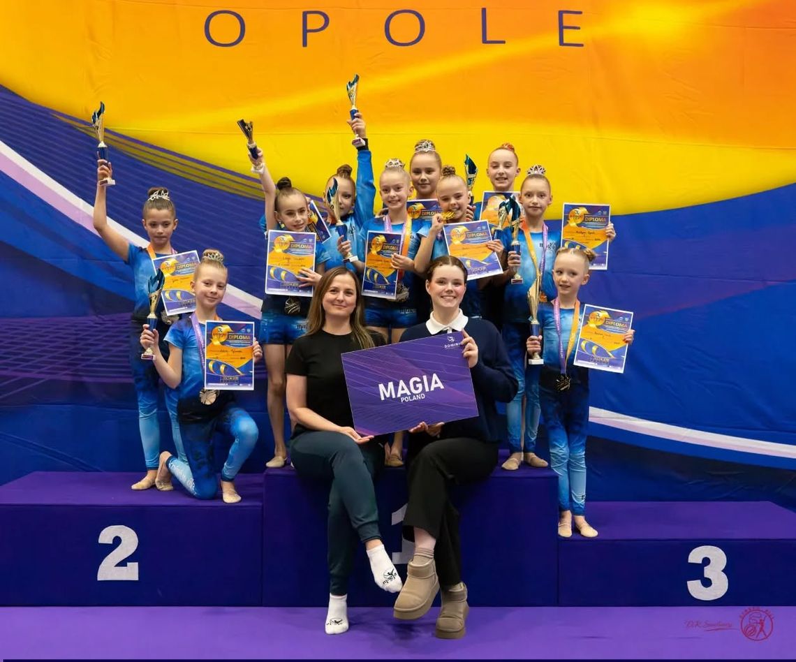 Gimnastyczki z Kędzierzyna-Koźla wróciły do domu z workiem medali. ZDJĘCIA