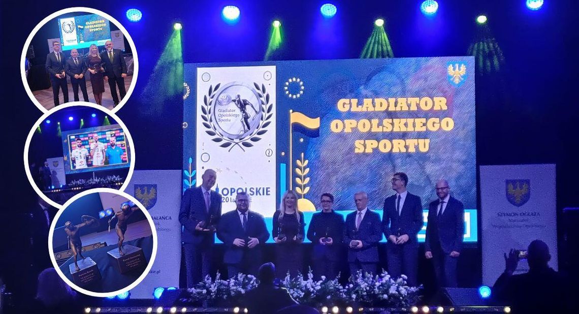 Gladiatorzy Opolskiego Sportu. Nagrody dla zawodników i trenerów z Kędzierzyna-Koźla. ZDJĘCIA