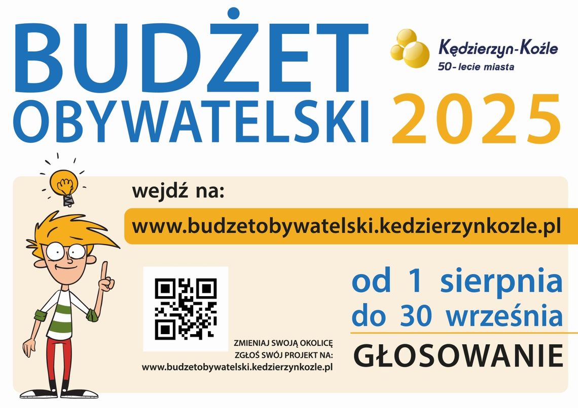 Głosuj w Budżecie Obywatelskim 2025