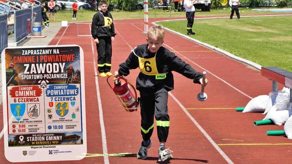 Gminne i powiatowe zawody strażackie w ten weekend na stadionie w Reńskiej Wsi
