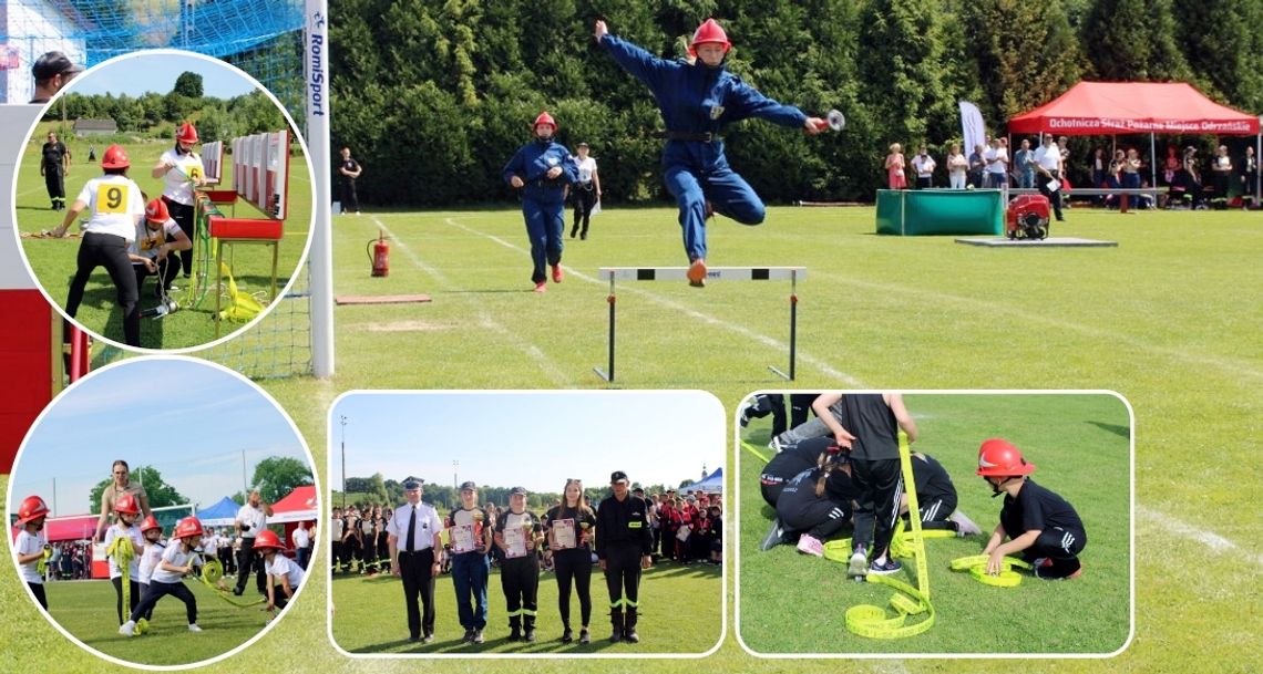 Gminne zawody sportowo-pożarnicze w Łanach. ZDJĘCIA
