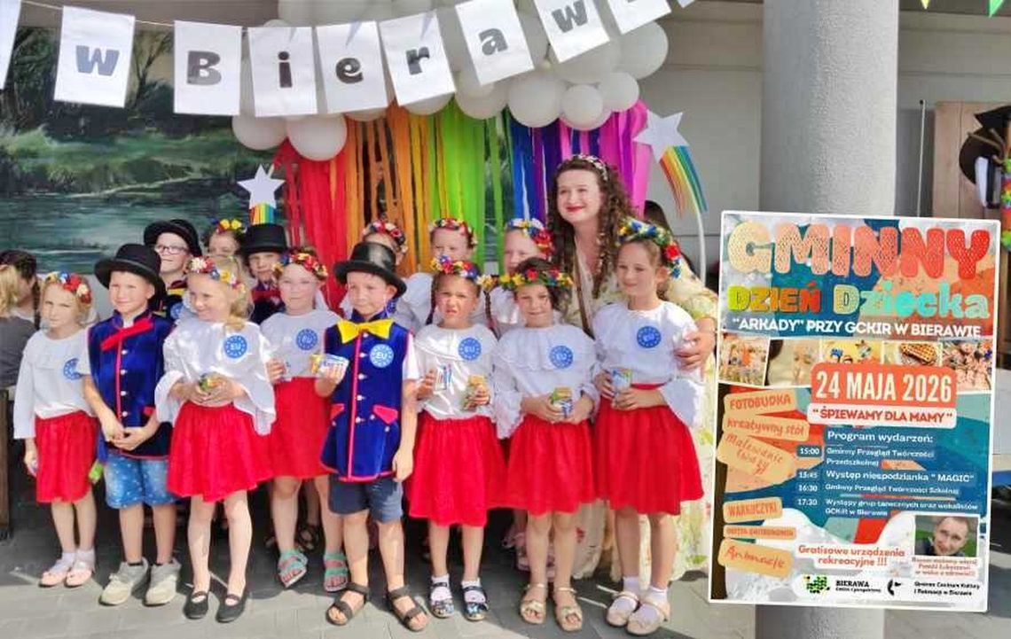 Gminny Dzień Dziecka w Bierawie. „Śpiewamy dla Mamy” już 24 maja Gminny Dzień Dziecka w Bierawie. „Śpiewamy dla Mamy” już 24 maja