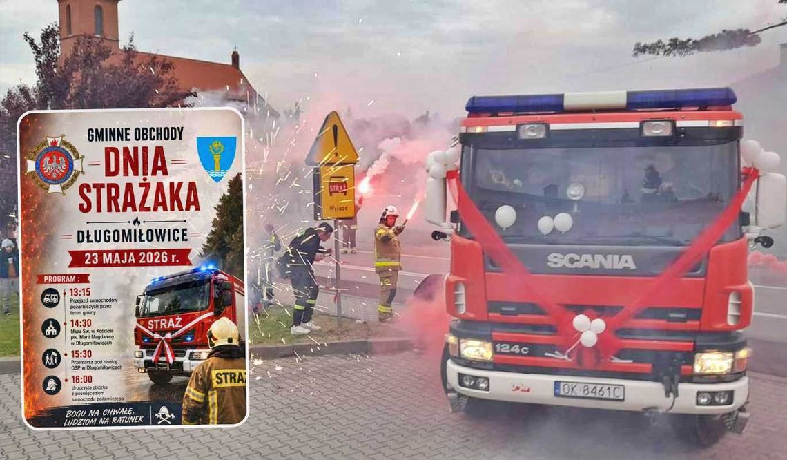 Gminny Dzień Strażaka w Długomiłowicach. Uroczyście wprowadzą Scanię do służby Gminny Dzień Strażaka w Długomiłowicach. Uroczyście wprowadzą Scanię do służby