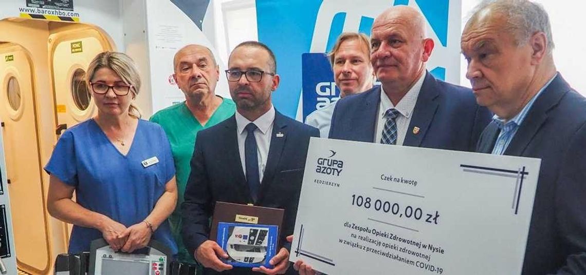 Grupa Azoty ZAK S.A. wsparła kolejny szpital na Opolszczyźnie
