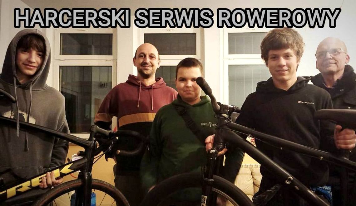 Harcerze przywracają do życia zdezelowane rowery Harcerze przywracają do życia zdezelowane rowery