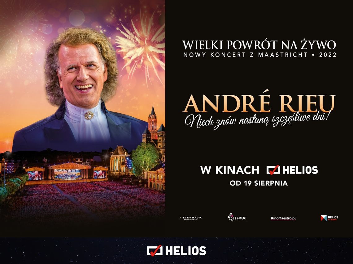 Helios na scenie. Koncert André Rieu i Orkiestry Johanna Straussa