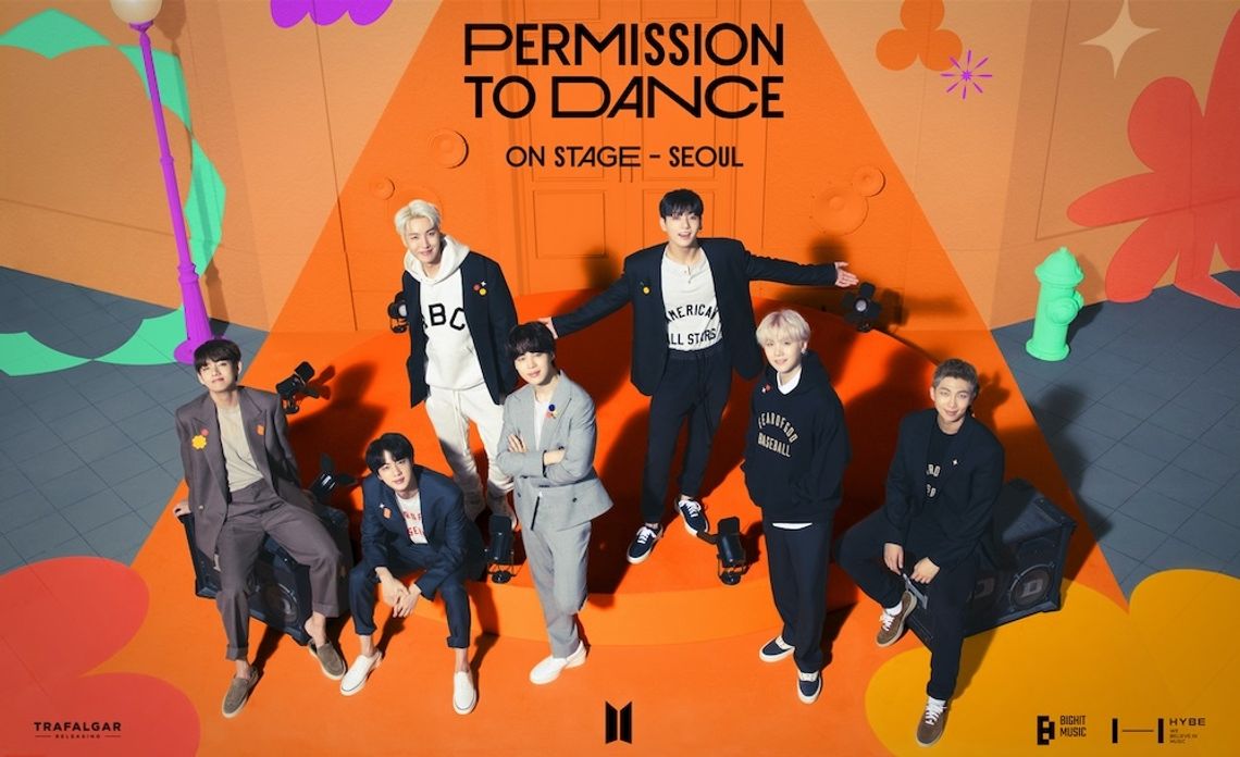 Helios na scenie. Koncert "BTS Permission to Dance on Stage"