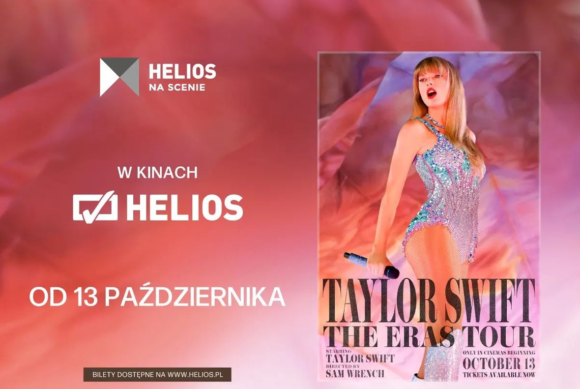 Helios na scenie. Koncert "Taylor Swift Eras Tour" na dużym ekranie