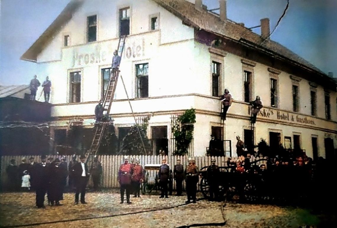 Hotel Proske posiadał salę na prawie 1000 osób. ZDJĘCIA