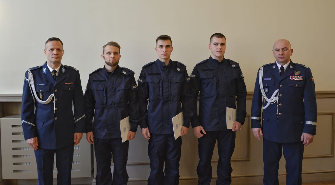 I Ty możesz zostać policjantem. Oto trzech nowych adeptów