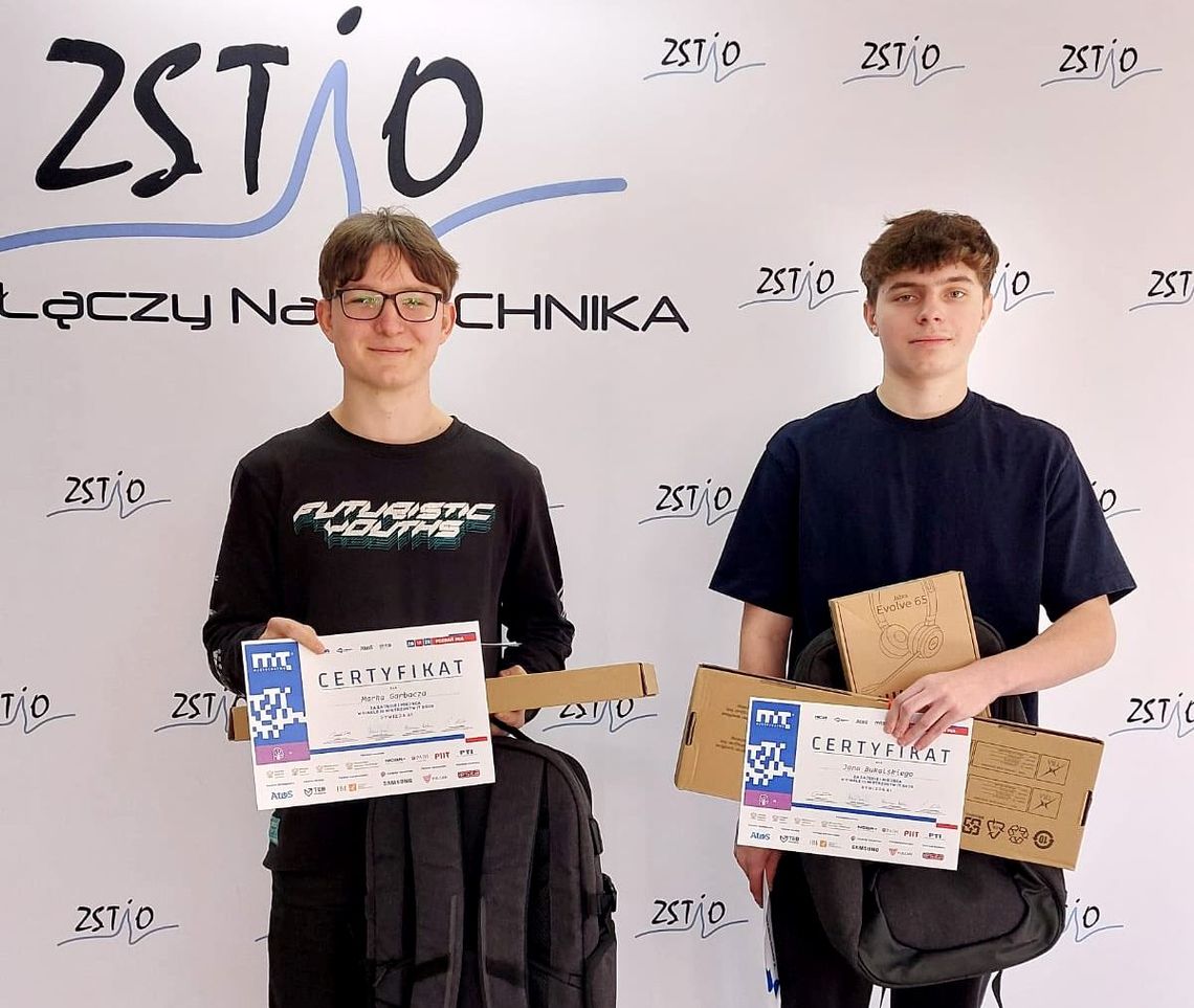 Informatycy ZSTiO nagrodzeni w Ogólnopolskich Mistrzostwach IT