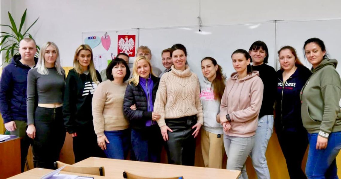 Jako wsparcie zaoferowali bezpłatne lekcje języka polskiego