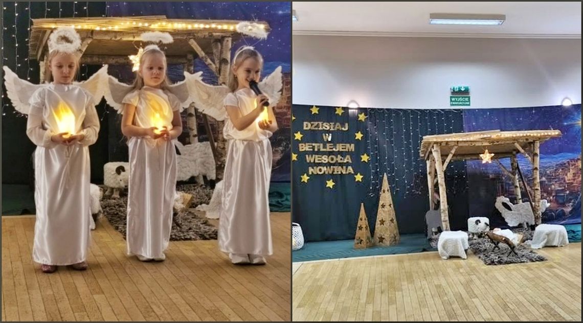 Jasełka przedszkolaków z Łanów w świetlicy wiejskiej. ZDJĘCIA