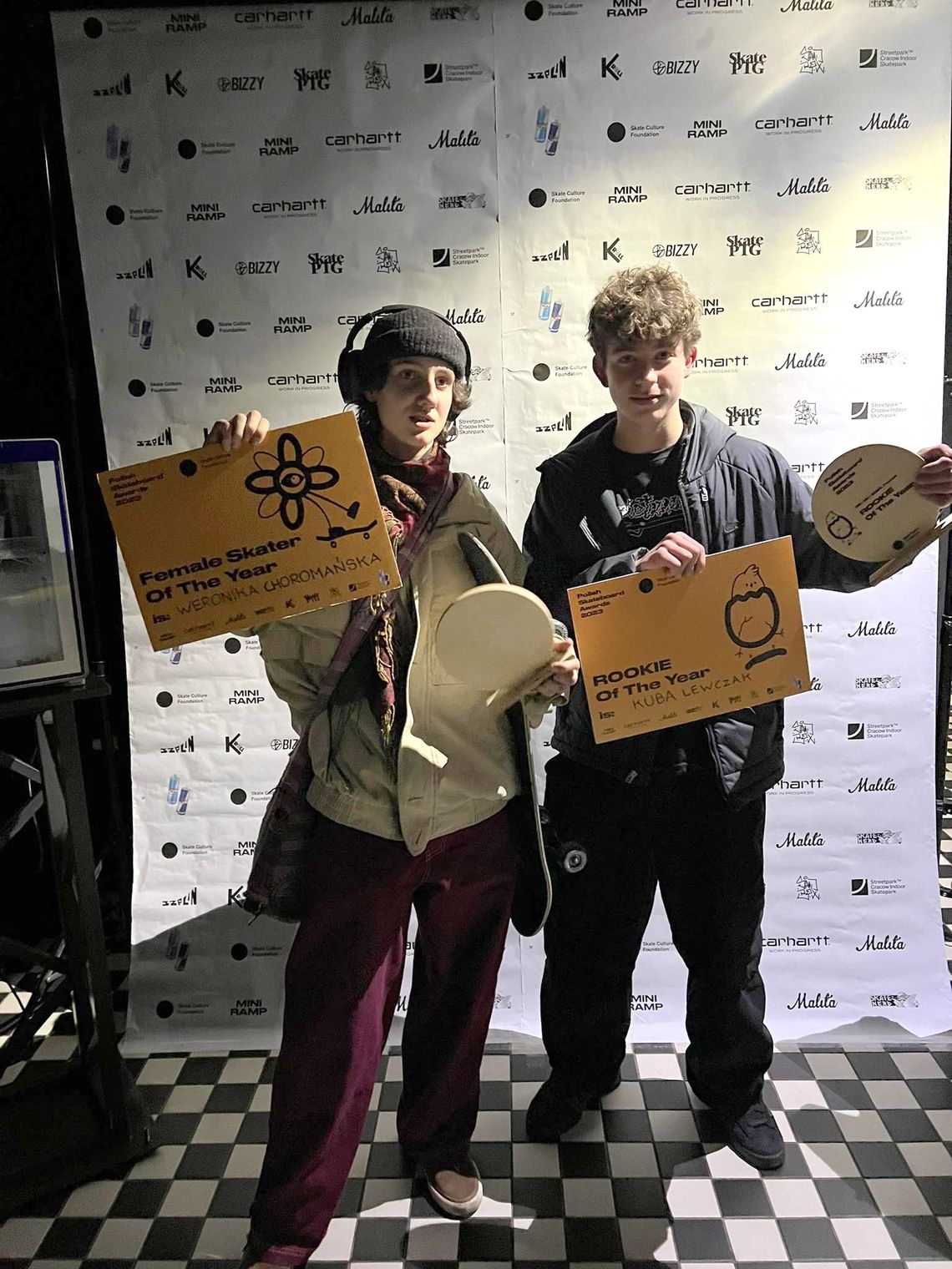 Jest najlepszy. Kuba Lewczak nagrodzony na gali Polish Skateboard Awards 2023