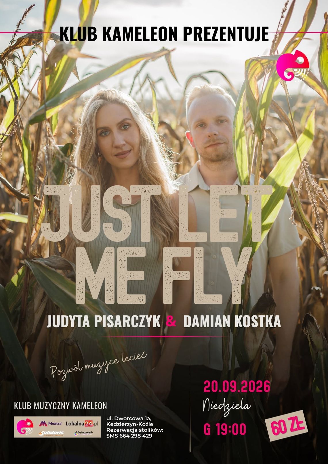 Just Let Me Fly w Kameleonie. Jazzowy wieczór z Judytą Pisarczyk i Damianem Kostką