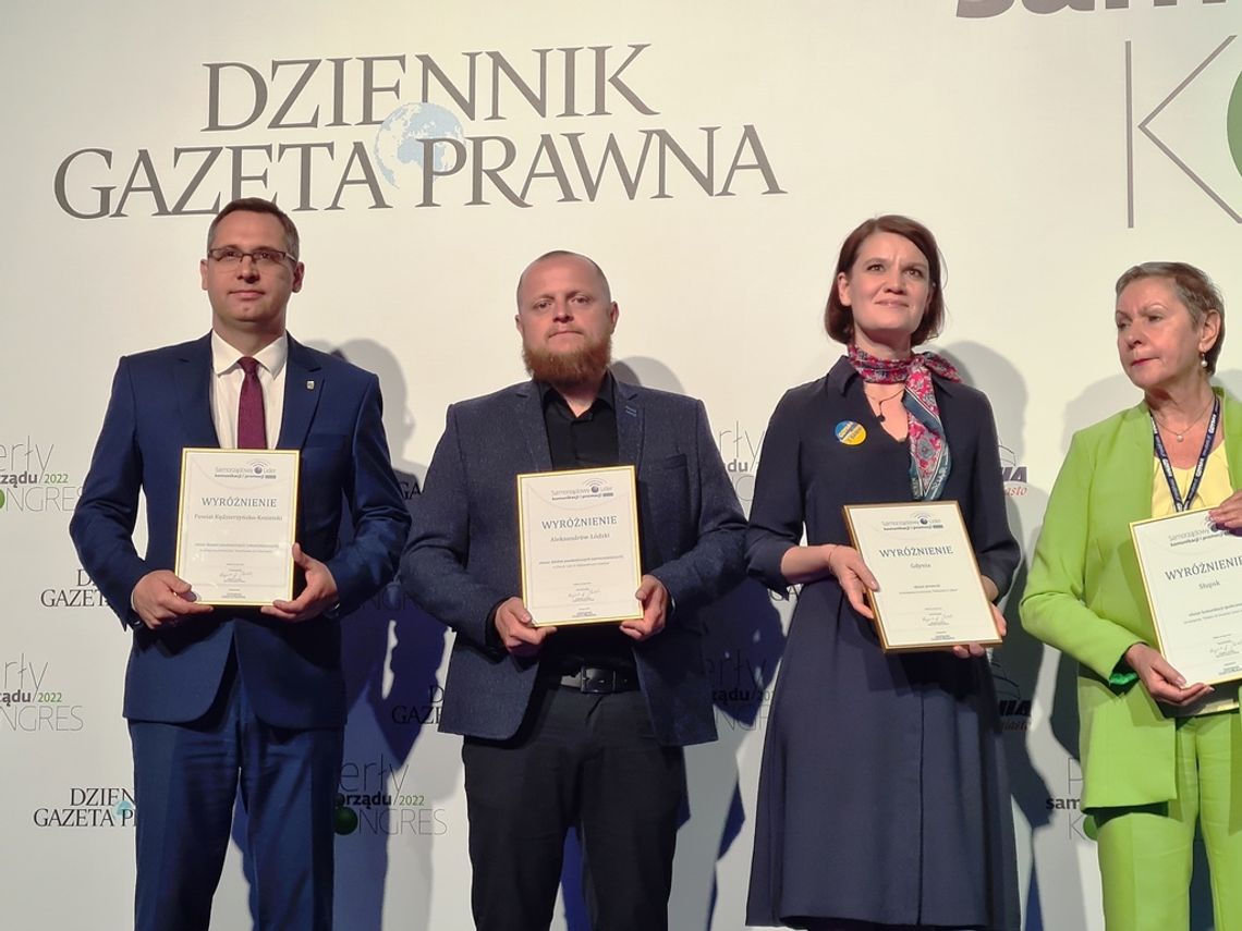 Kampania powiatu doceniona na kongresie Perły Samorządu 2022 Kampania powiatu doceniona na kongresie Perły Samorządu 2022