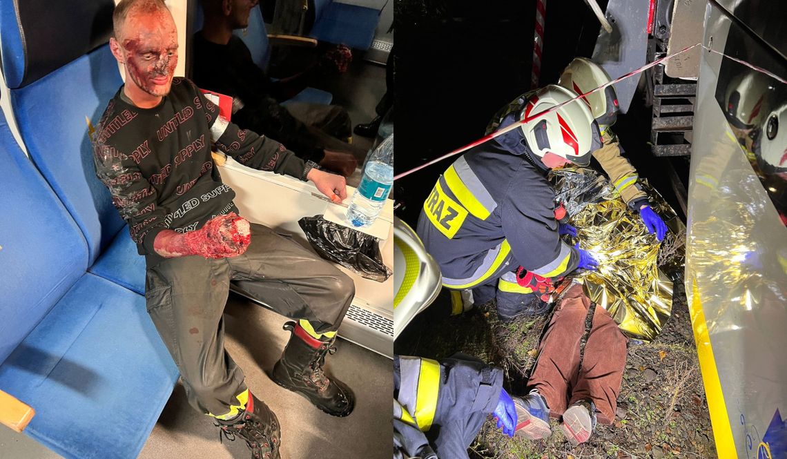 Katastrofa kolejowa w Sławięcicach. Na szczęście to tylko ćwiczenia
