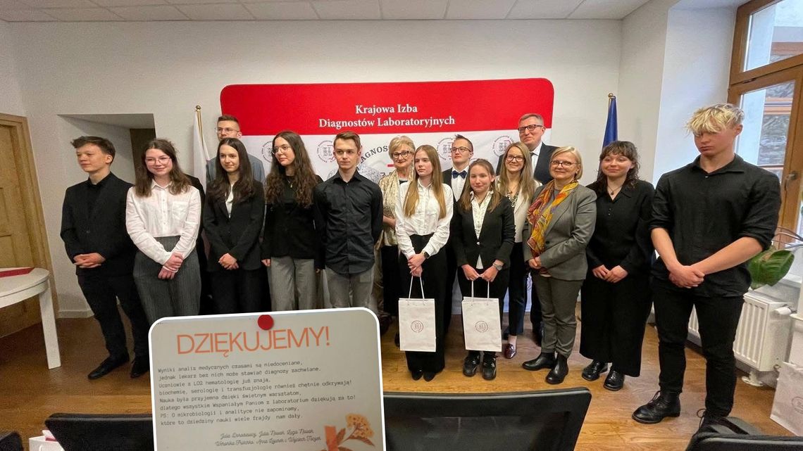 Kędzierzyńska młodzież, wiedza i praktyka w SP ZOZ – przepis na sukces w konkursie "LabTest"