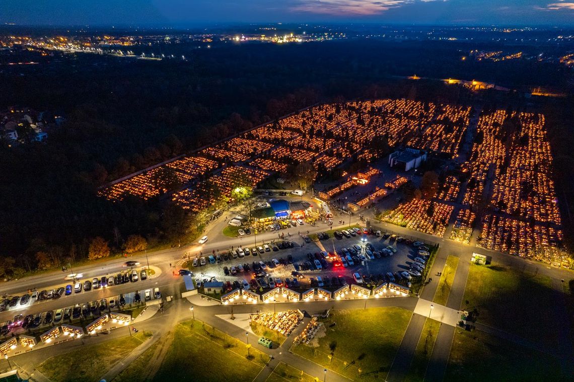 Kędzierzyńsko-kozielskie nekropolie z lotu ptaka. ZDJĘCIA Kędzierzyńsko-kozielskie nekropolie z lotu ptaka. ZDJĘCIA