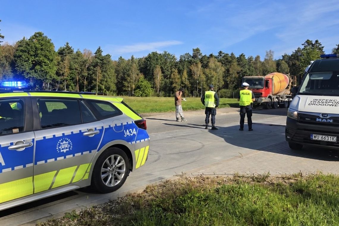 Kierował betoniarką po alkoholu. 30-latek stracił prawo jazdy Kierował betoniarką po alkoholu. 30-latek stracił prawo jazdy