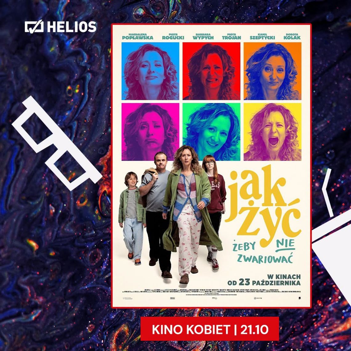 Kino Kobiet w Heliosie. Seans filmu "Jak żyć, żeby nie zwariować" Kino Kobiet w Heliosie. Seans filmu "Jak żyć, żeby nie zwariować"