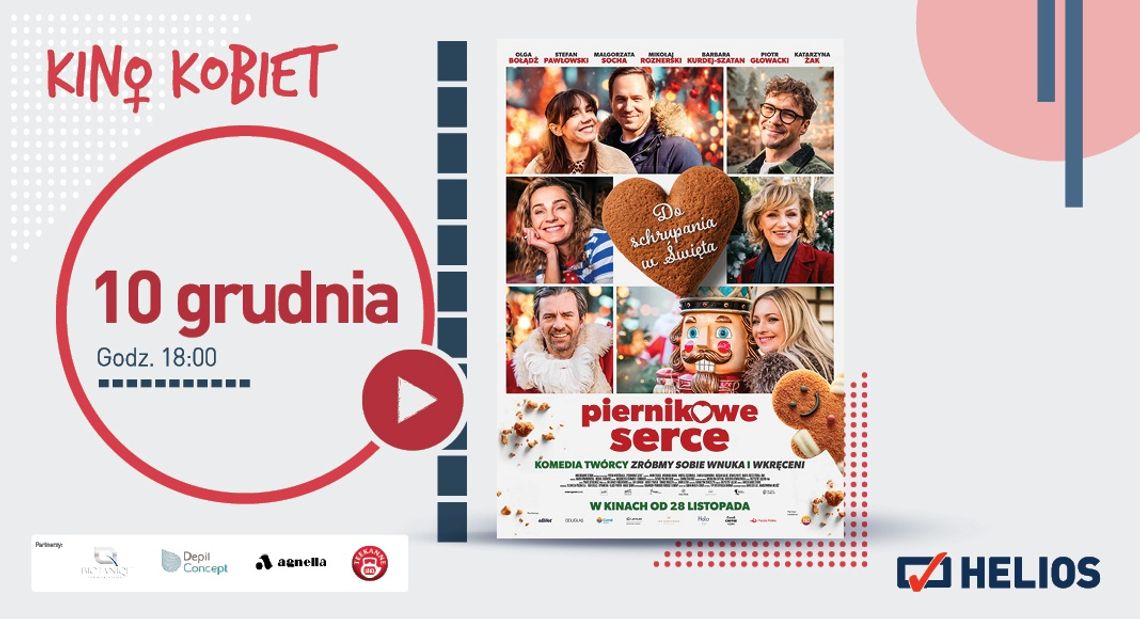 Kino Kobiet w Heliosie. Seans filmu "Piernikowe serce"