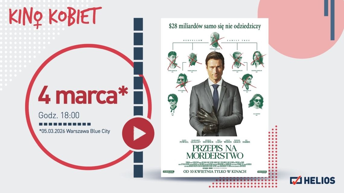 Kino Kobiet w Heliosie. Seans filmu "Przepis na morderstwo" Kino Kobiet w Heliosie. Seans filmu "Przepis na morderstwo"