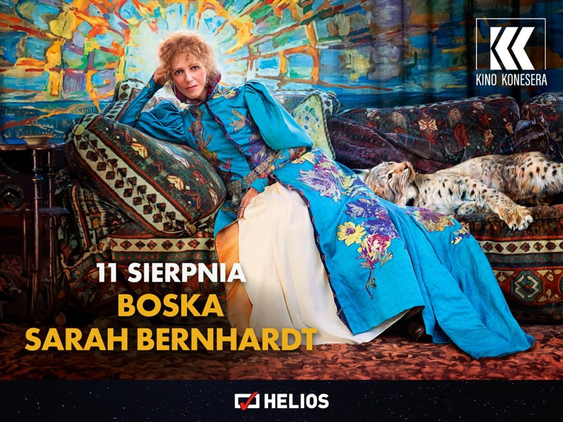 Kino Konesera w Heliosie. Seans filmu "Boska Sarah Bernhardt"