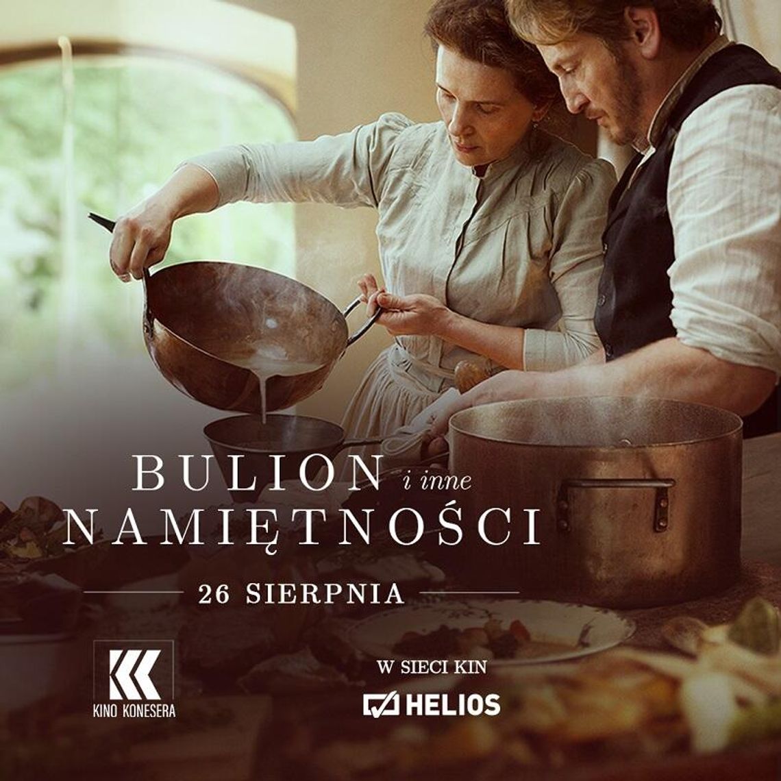 Kino Konesera w Heliosie. Seans filmu "Bulion i inne namiętności"