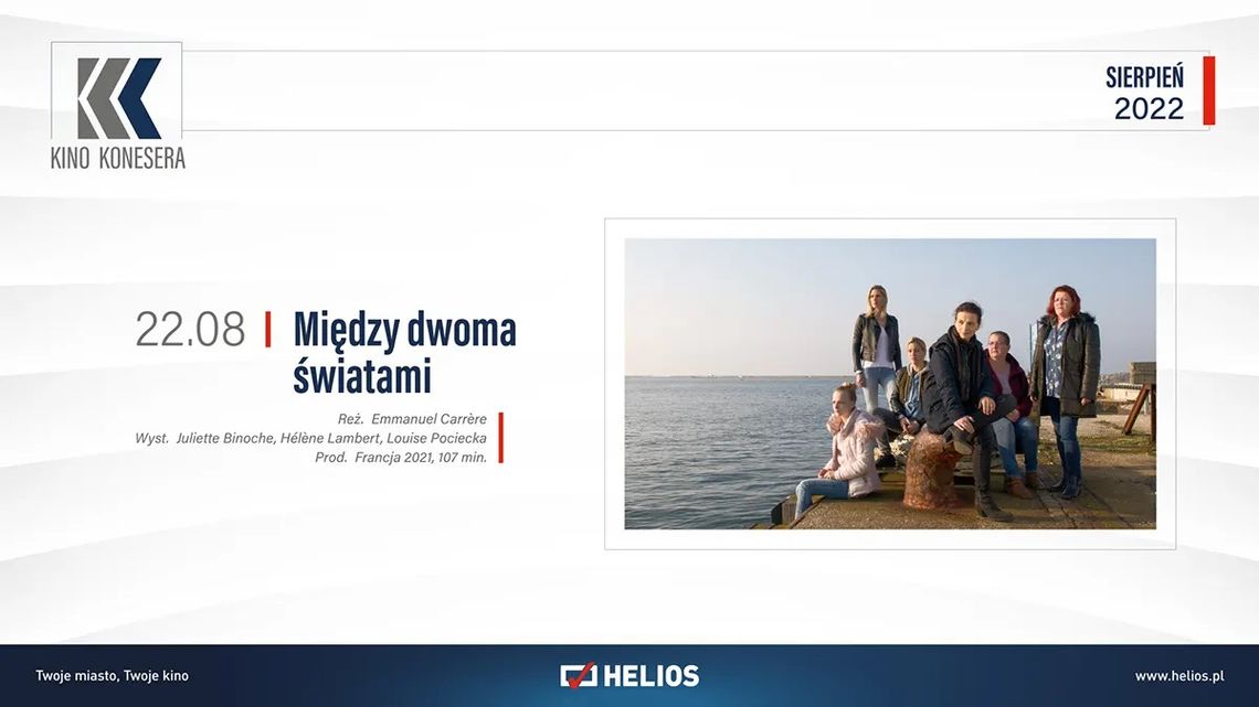 Kino Konesera w Heliosie. Seans filmu "Między dwoma światami"